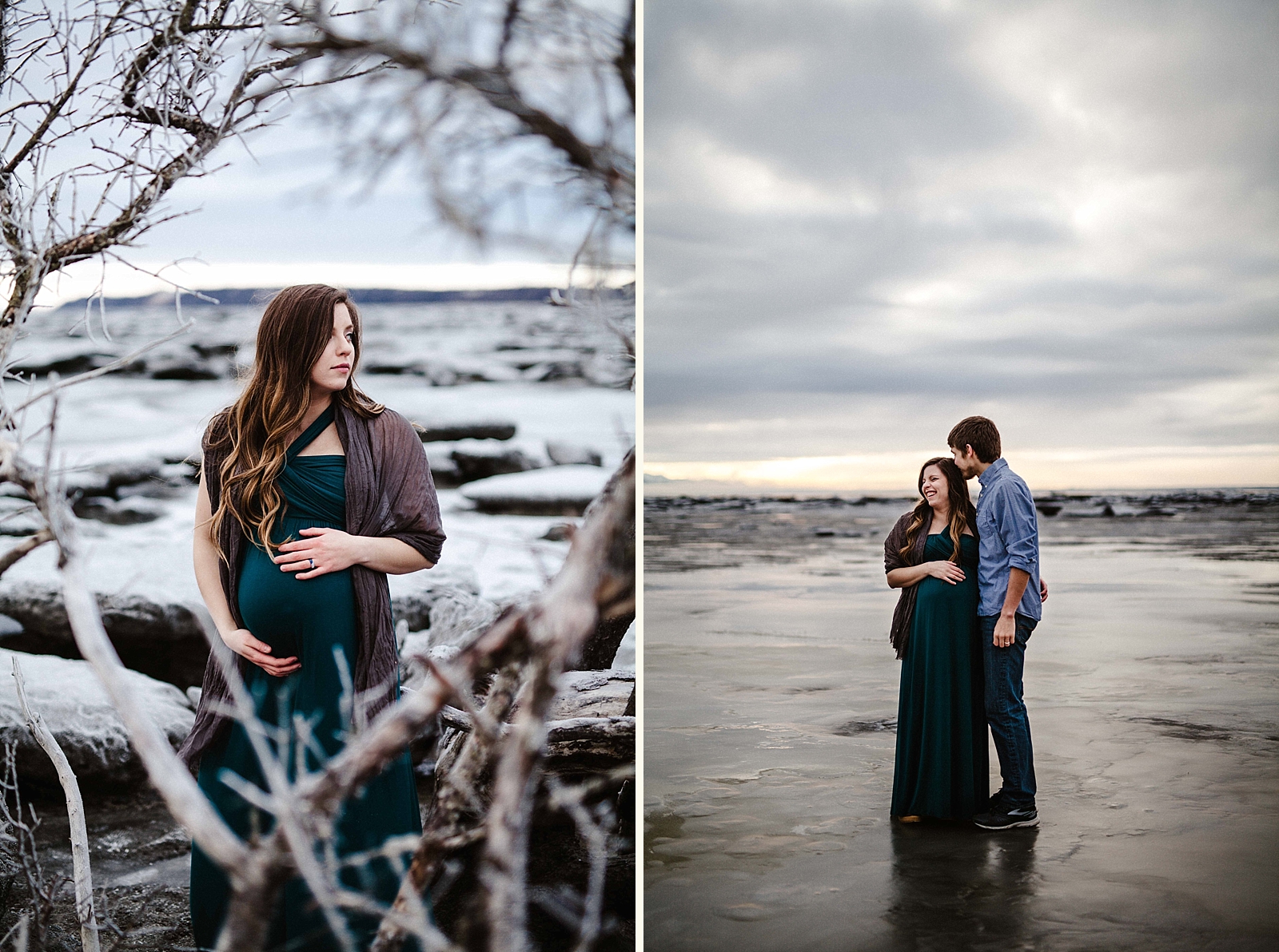 Anchorage Maternity Photographer / Maternity on the Mudflats