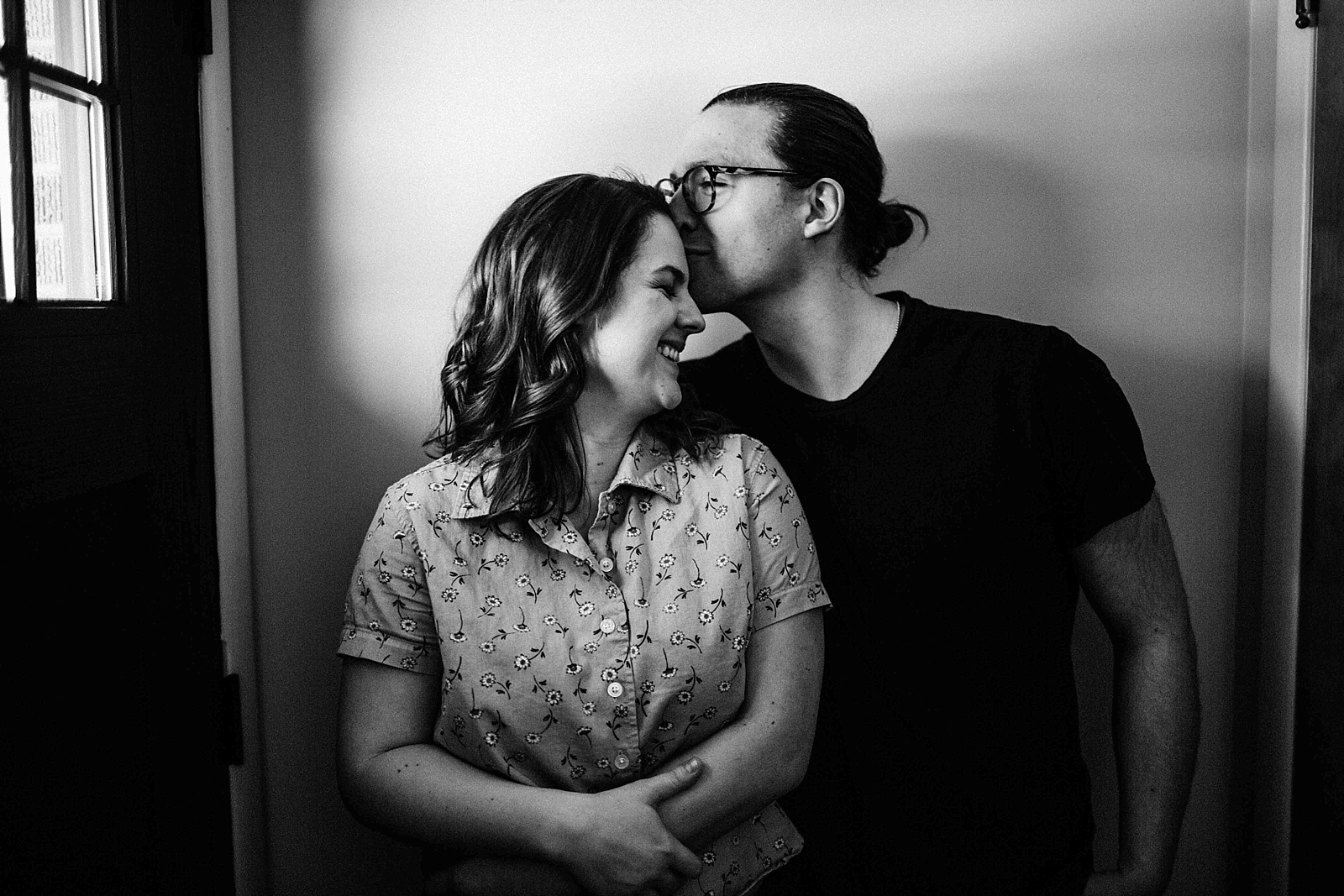 Intimate In-Home Session-Minneapolis Engagement Photographer