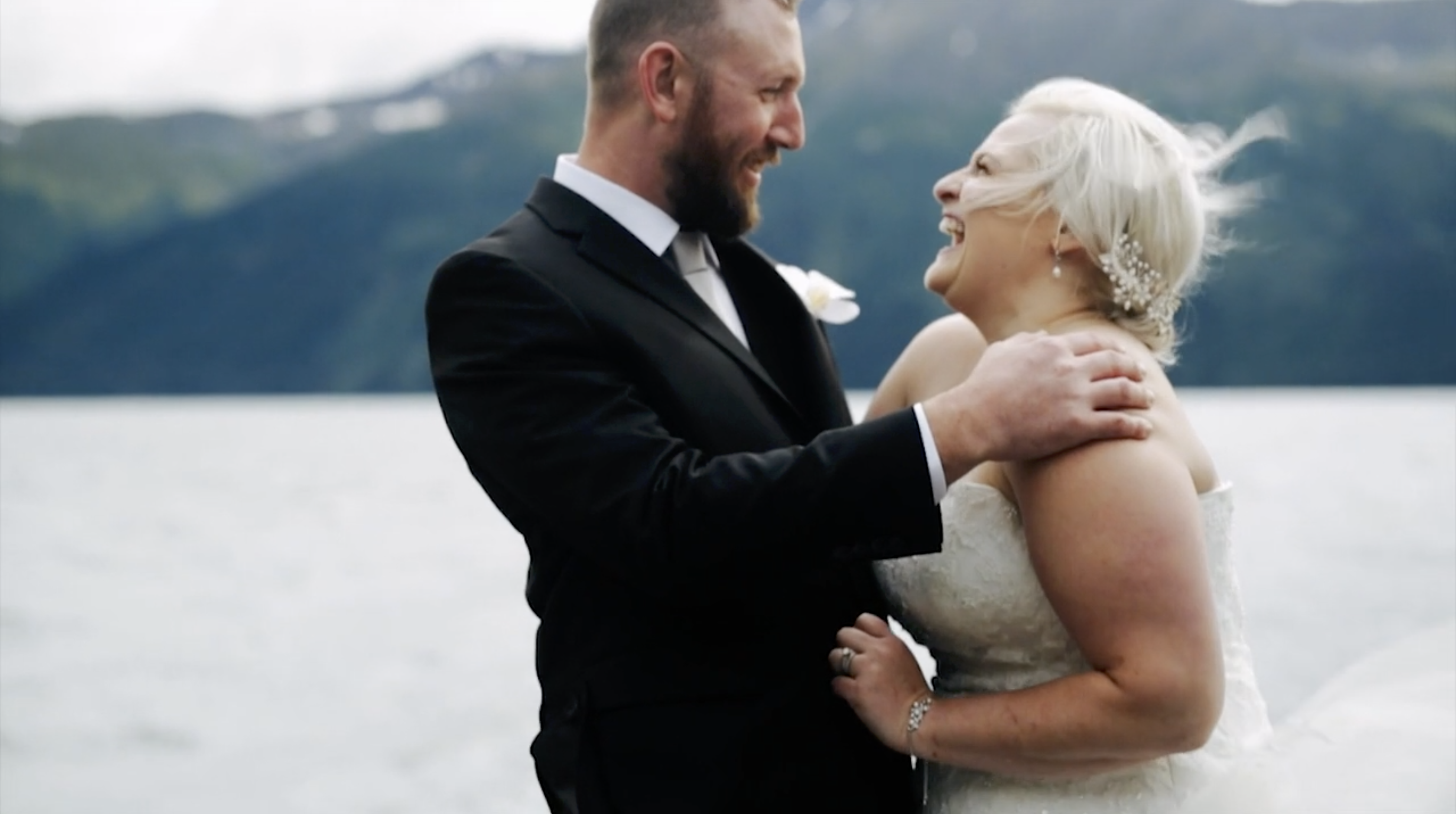 seaside wedding in alaska