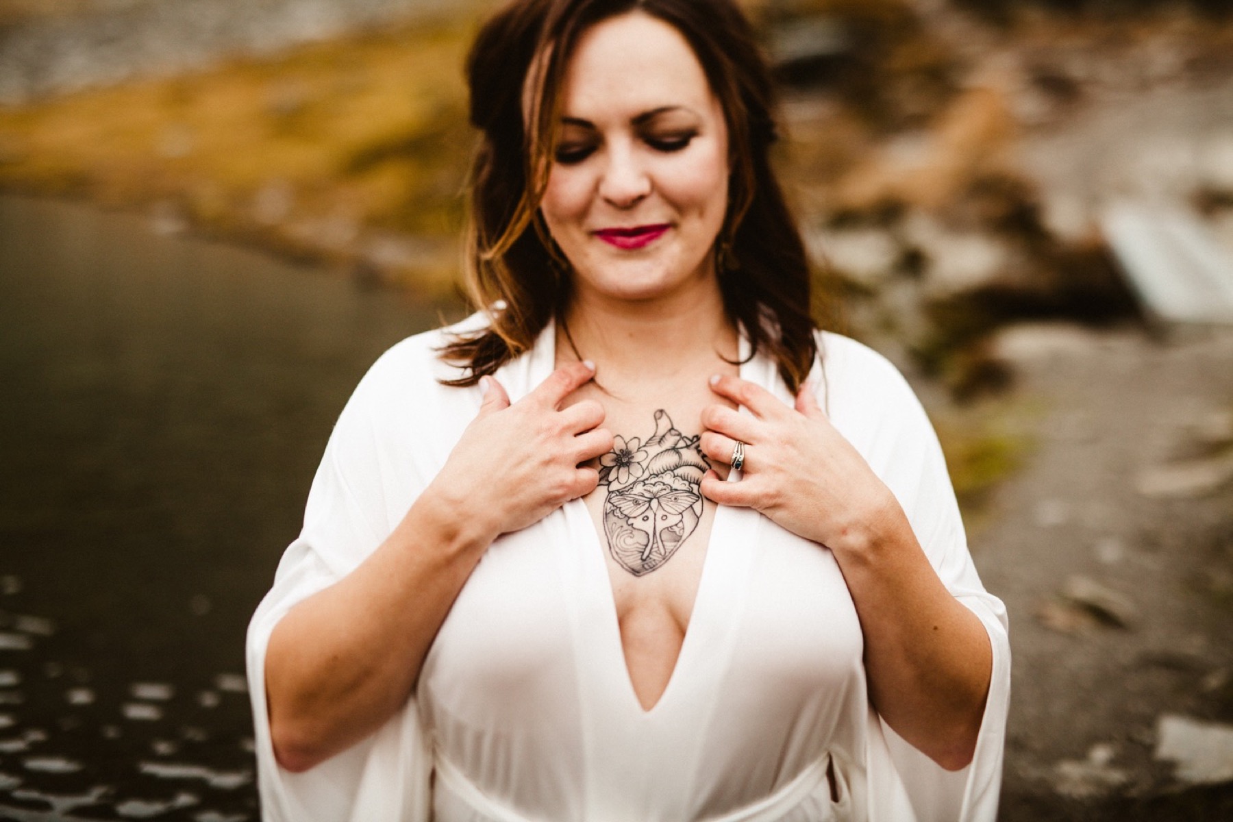alaska bride with tattoos