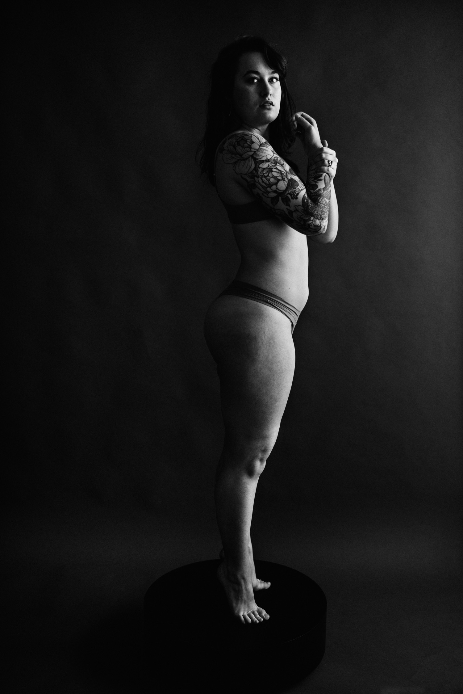 female body in standing pose